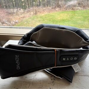 Black and Gray Neck Massager